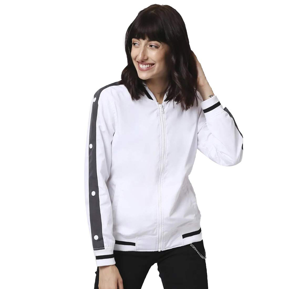 Hestic Sports Wear women bomber jacket wholesale winter ladies sports jacket custom print streetwear unisex floral bomber jackets